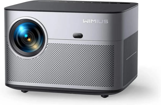 Projecteur 4K WiFi Bluetooth, 35000 Lumens, Full HD 1080P, WiMiUS WiFi6, Compatible iOS/Android/TV Stick/PS5, 400''